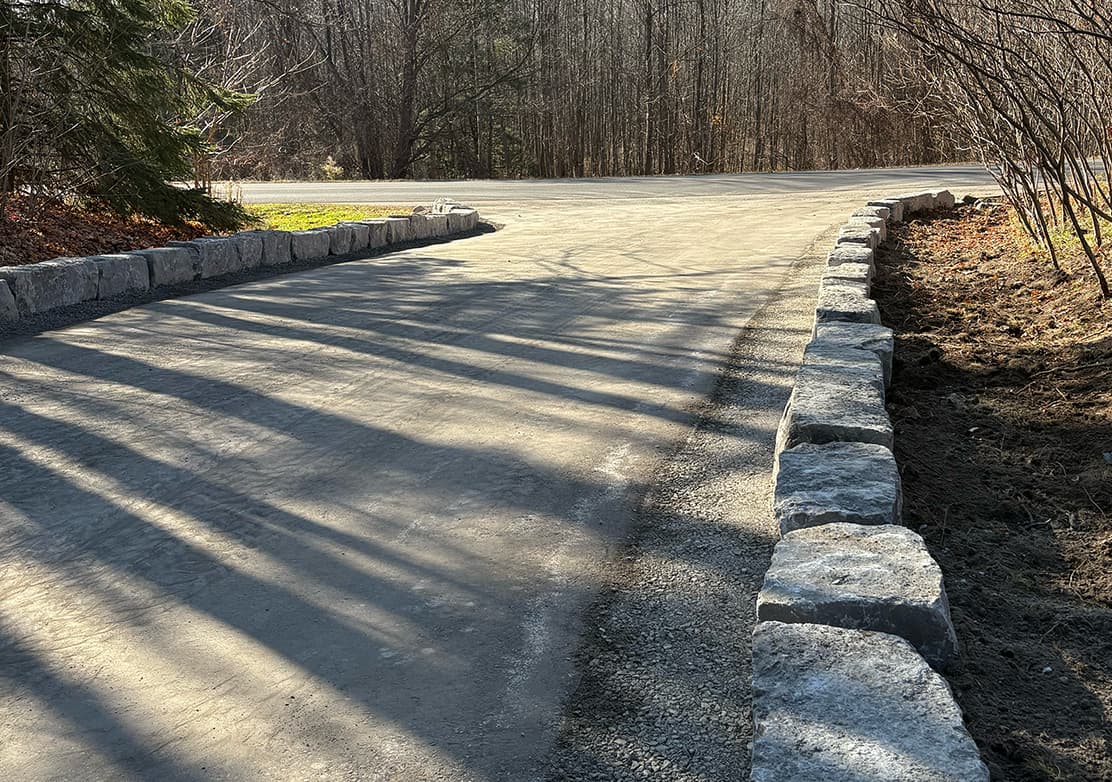 Mono Driveway Expansion & Armour Stone