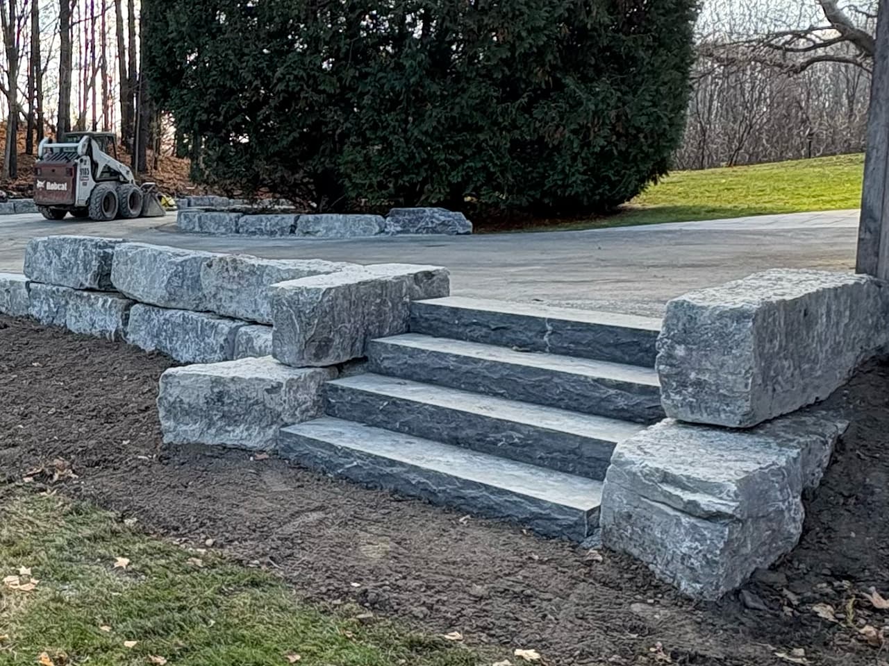 Caledon Armourstone Driveway